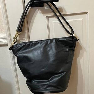 Crouch & Fitzgerald Black Leather Purse